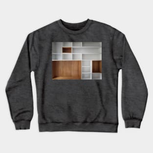 Empty closet shelves Crewneck Sweatshirt